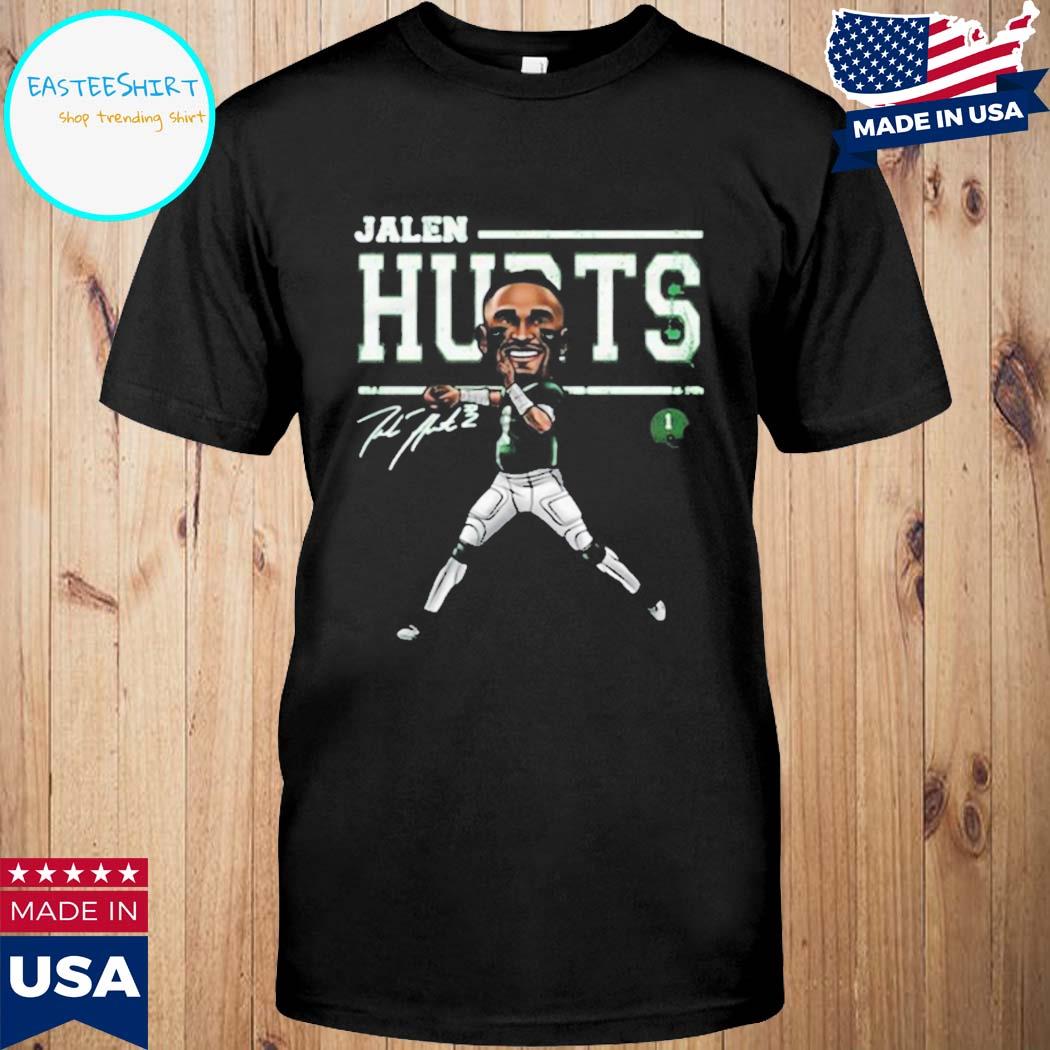 Philadelphia Eagles Jalen Hurts cartoon signature shirt, hoodie, sweater  and v-neck t-shirt