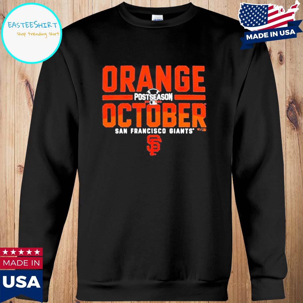 Personalized San Francisco Giants Orange and Black Custom Name & Number  shirt, hoodie, sweater, long sleeve and tank top