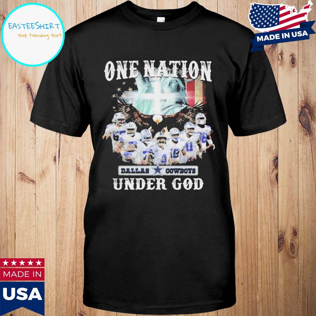 Dallas Cowboys One Nation Under God American flag signatures 2021 shirt,  hoodie, sweater, long sleeve and tank top