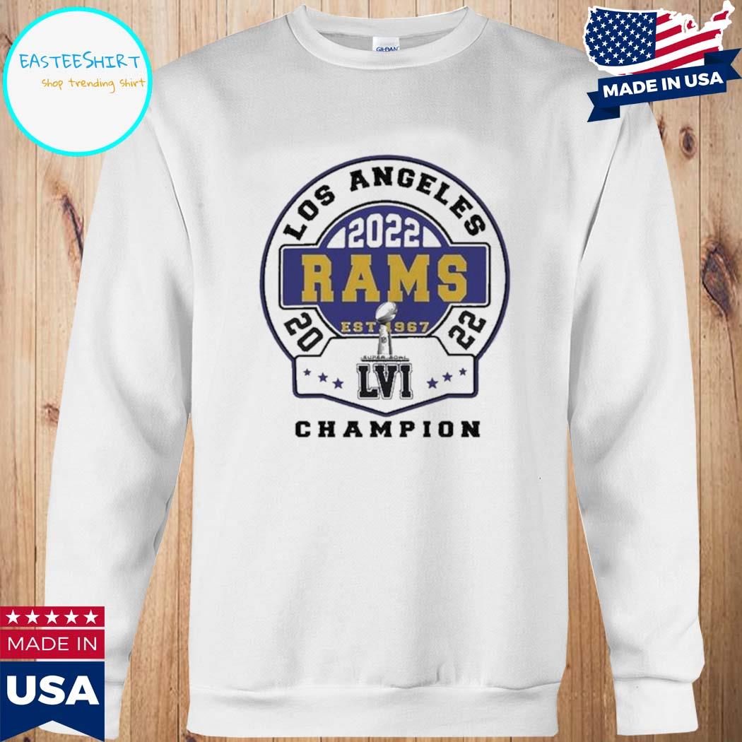 Official funny Los Angeles Rams Super Bowl LVI Champions 2021