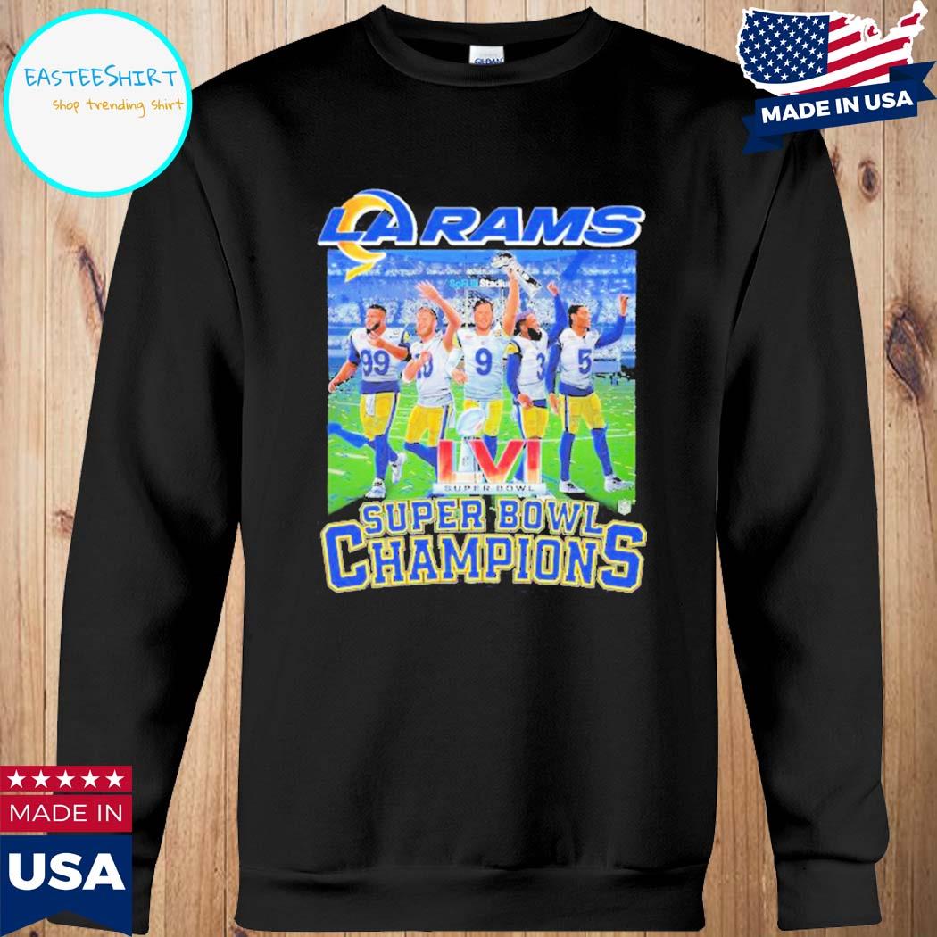 Los Angeles Rams super bowl champions 2022 first time since 1999 shirt,  hoodie, sweater and v-neck t-shirt