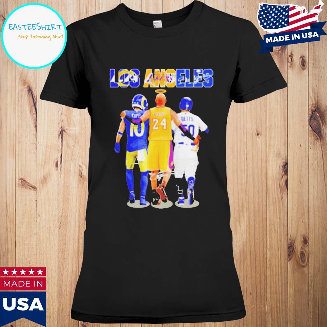 Los Angeles Cooper Kupp Kobe Bryant and Mookie Betts signatures shirt -  Yeswefollow