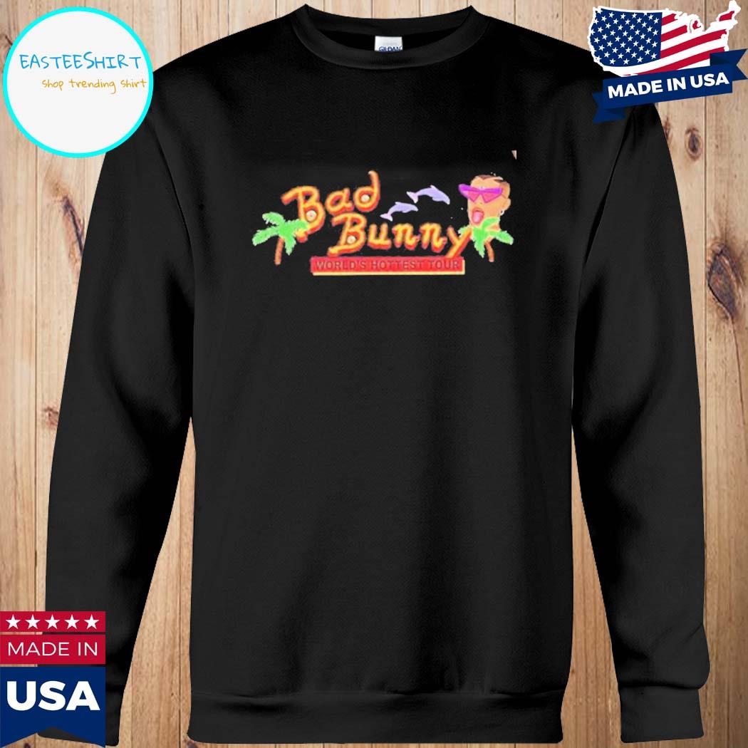 Bad Bunny World Hottest Tour shirt, hoodie, sweater, long sleeve and tank  top