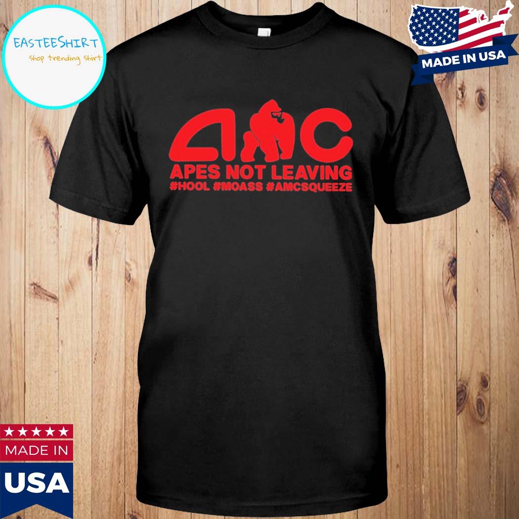 Official Camille hartley apes not leaving hool moass amcqueeze T-shirt