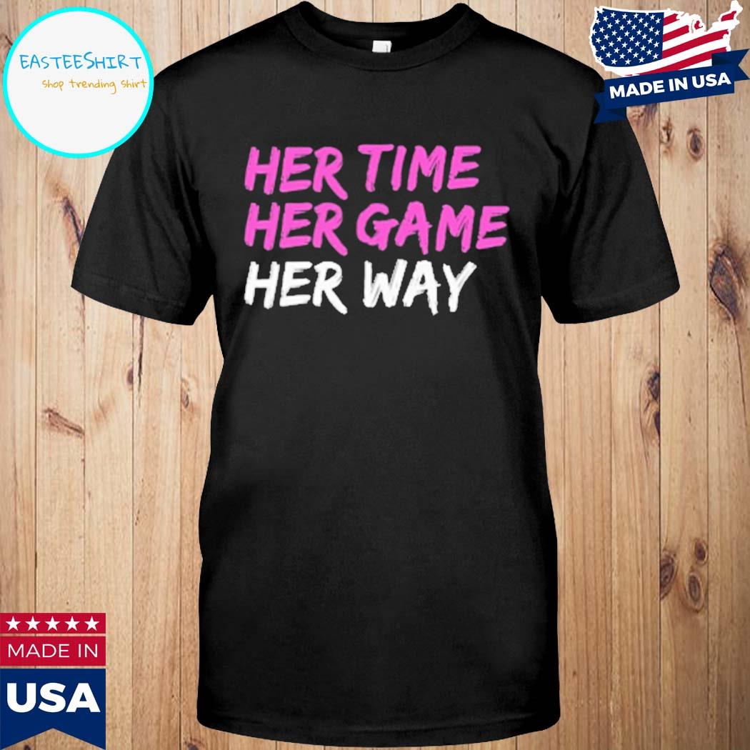 Official Her time her game her way T-shirt