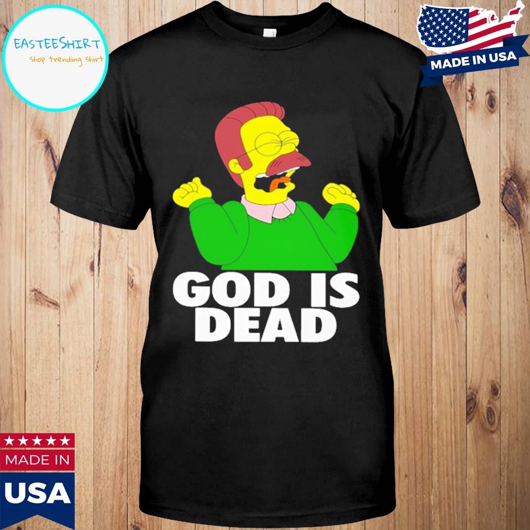 Official Simpson god is dead 2022 T-shirt