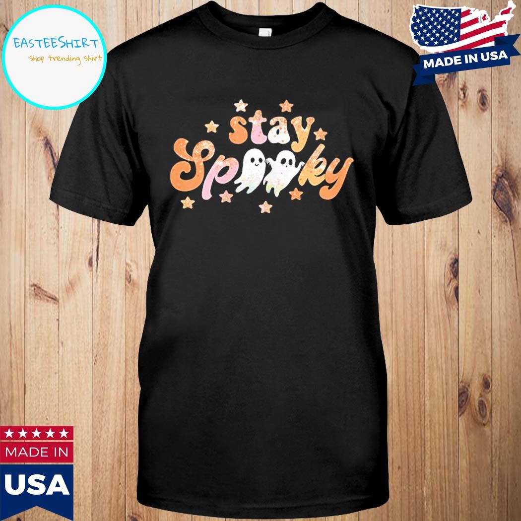 Official Stay spooky retro halloween T-shirt