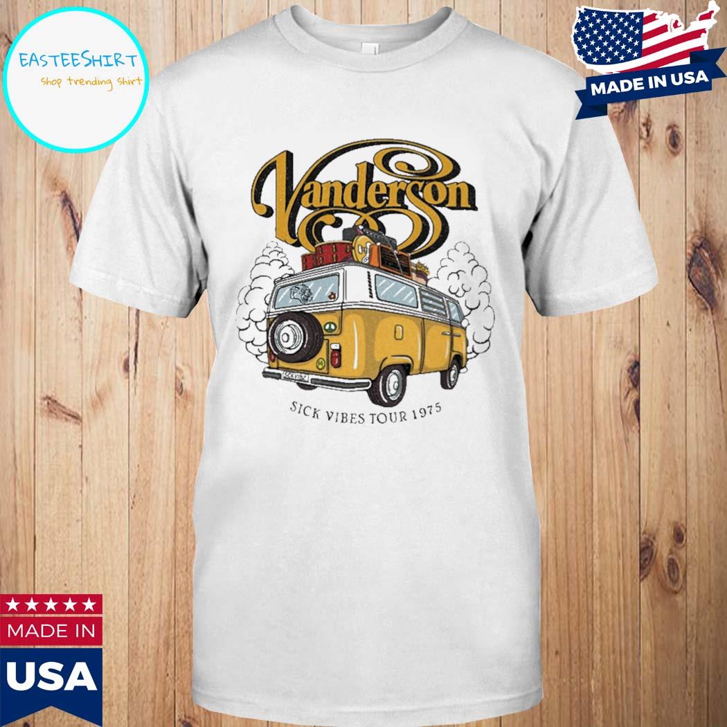 Official The vanderson sick vibes tour 1975 T-shirt