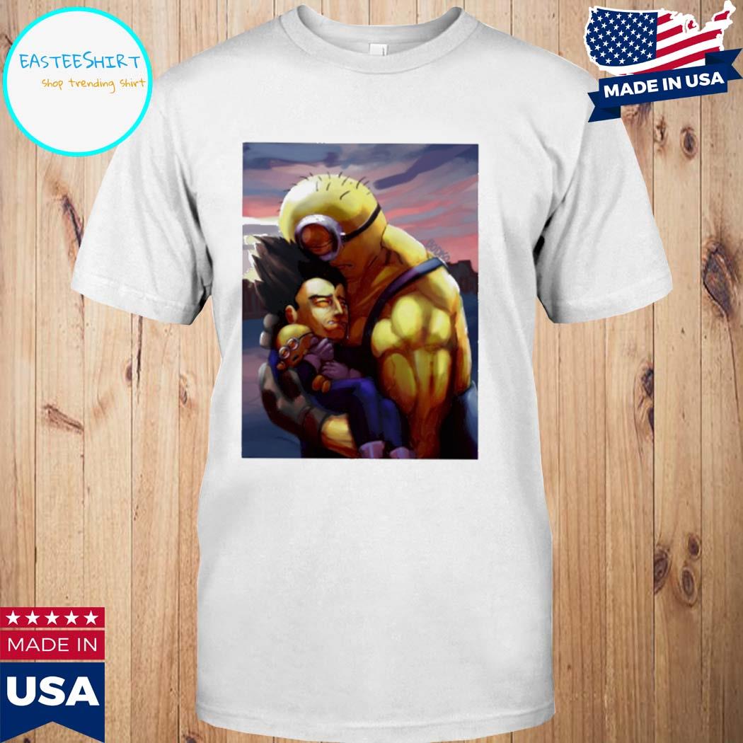 Official Vegeta and minioms T-shirt