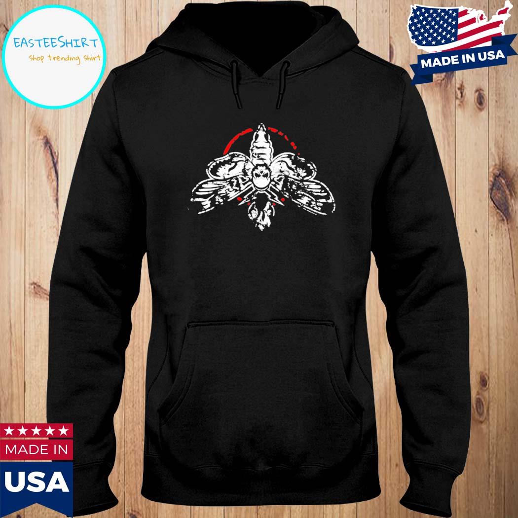 Official Bray wyatt moth pullover T-shirt, hoodie, tank top, sweater and  long sleeve t-shirt