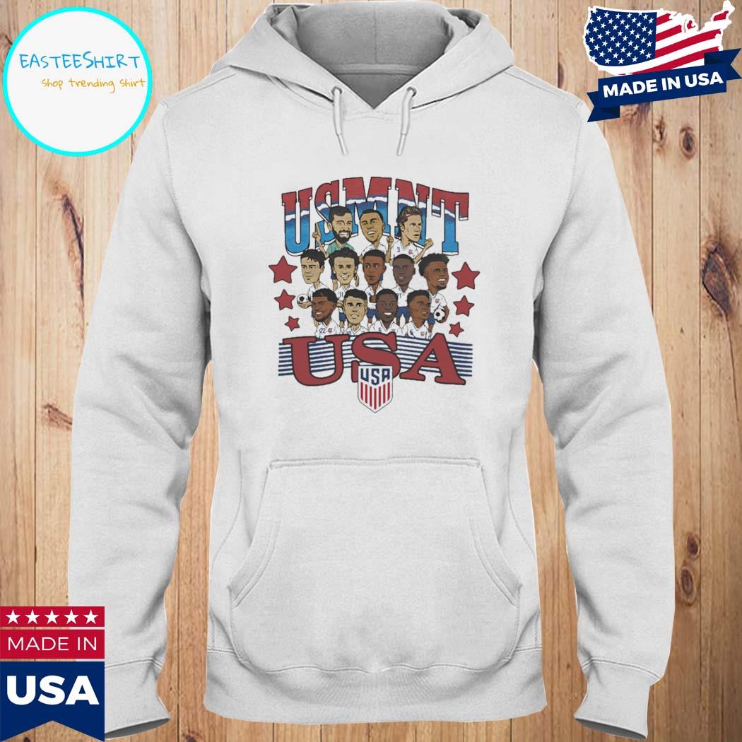 Official Usmnt homage team caricatures T-s Hoodie