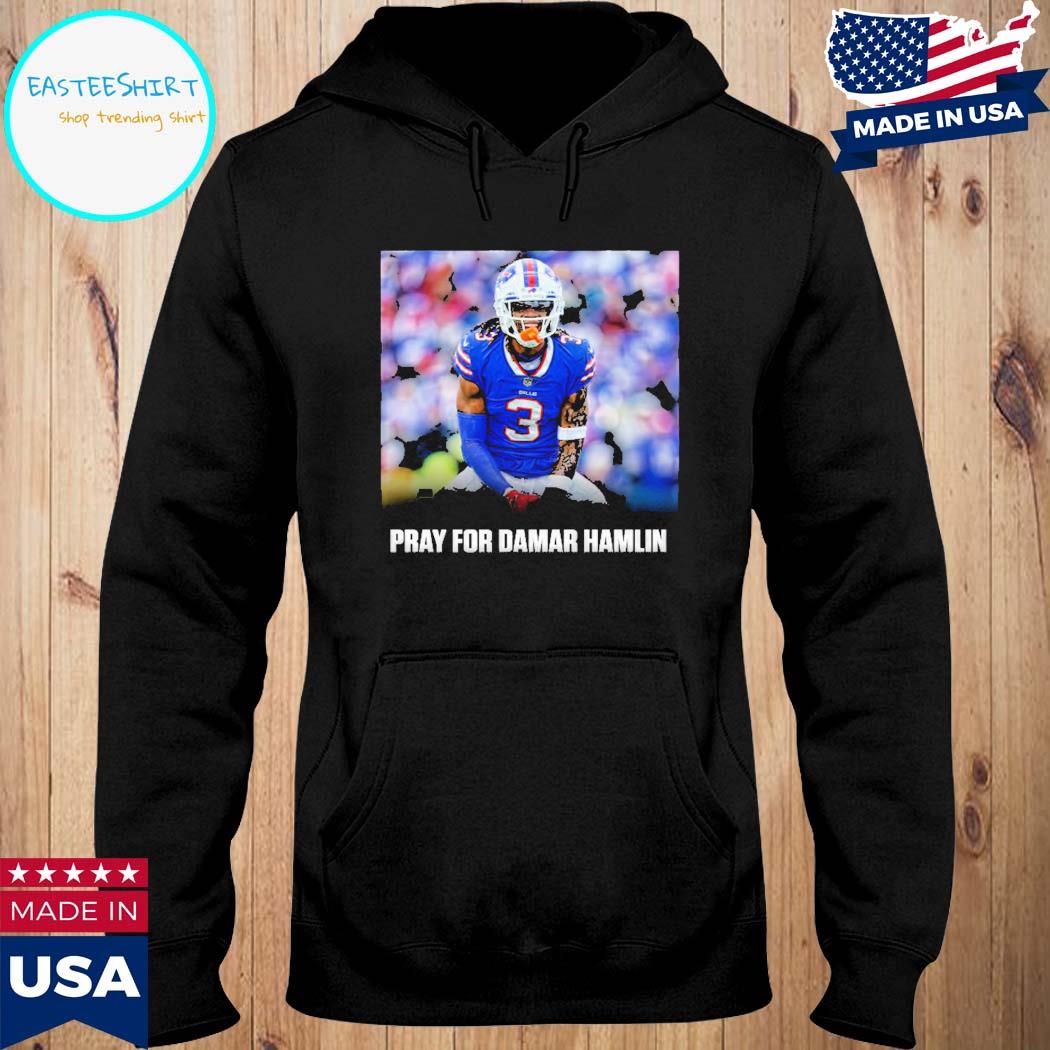 Damar hamlin pray for damar love for 3 football shirt, hoodie, longsleeve  tee, sweater