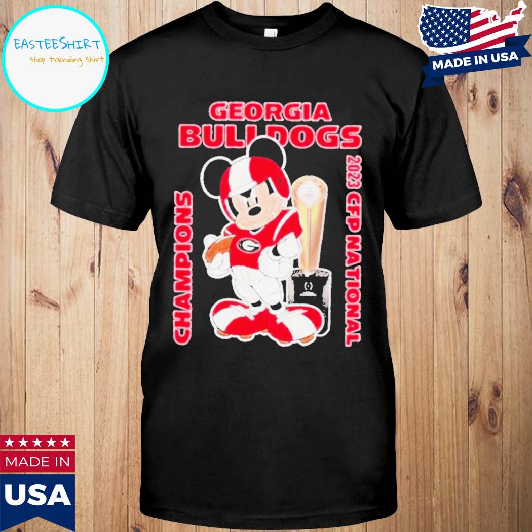 Mickey Mouse Georgia Bulldogs 2022 Cfp National Champions Shirt