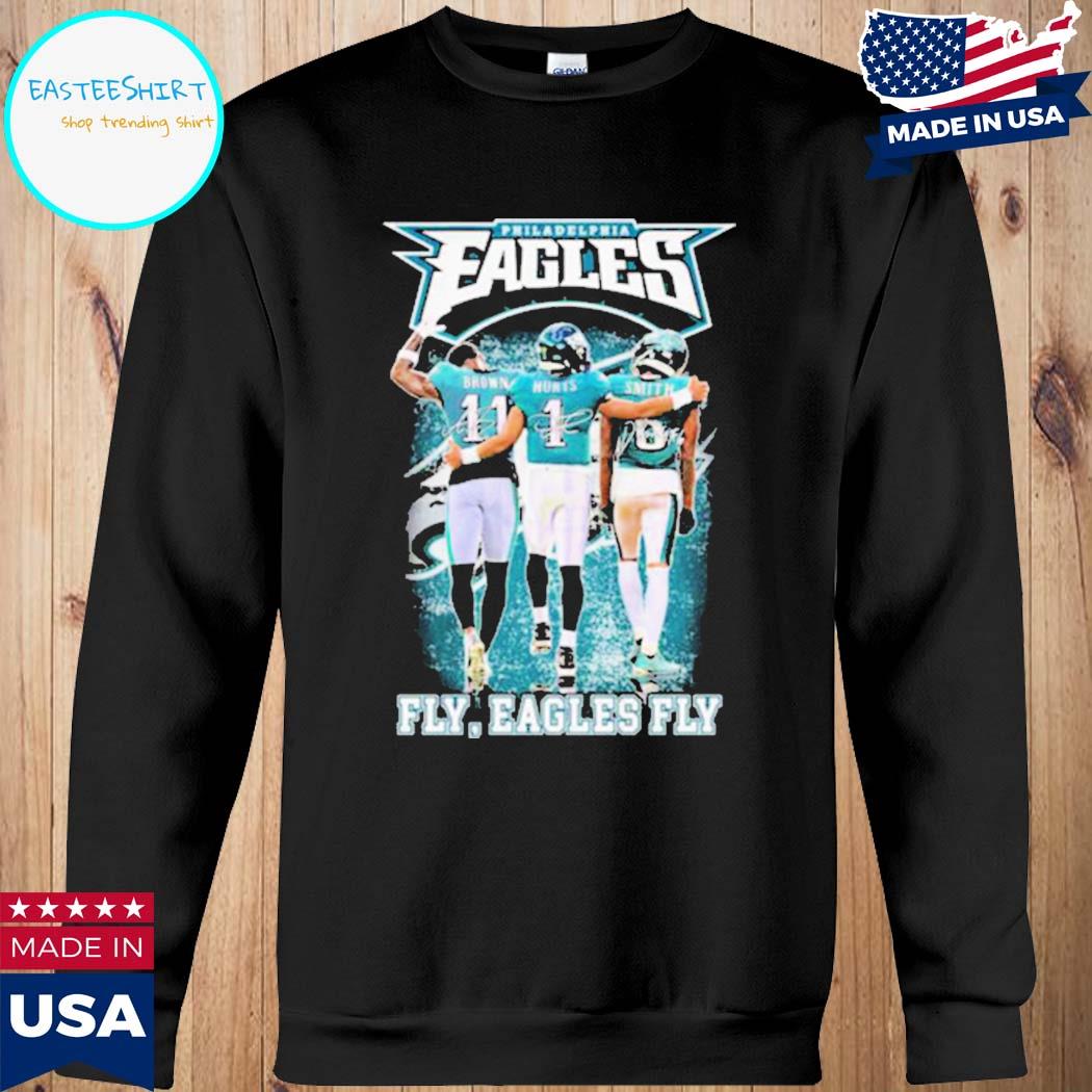 JALEN HURTS PHILADELPHIA EAGLES T-SHIRT. FLY EAGLES FLY T-SHIRT.