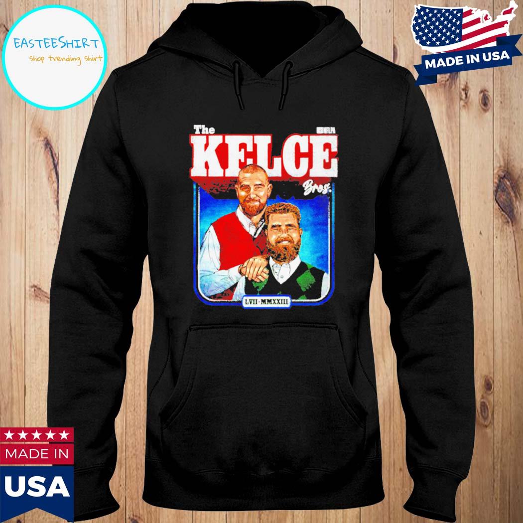 Jason Kelce & Travis Kelce Bros Shirt, hoodie, longsleeve, sweatshirt,  v-neck tee