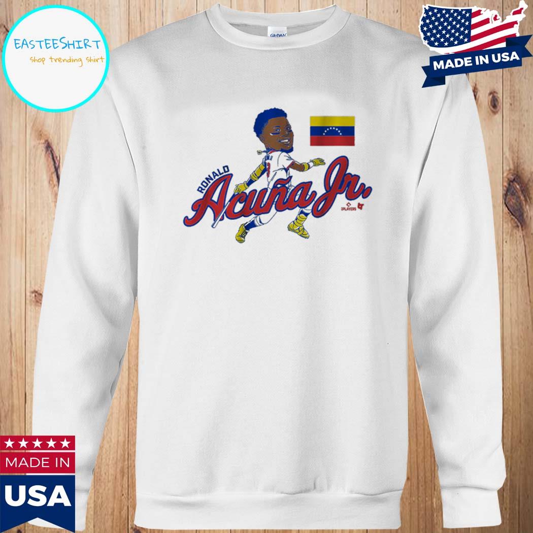 Official ronald Acuña Jr Venezuela Caricature Tee Shirt, hoodie,  longsleeve, sweatshirt, v-neck tee