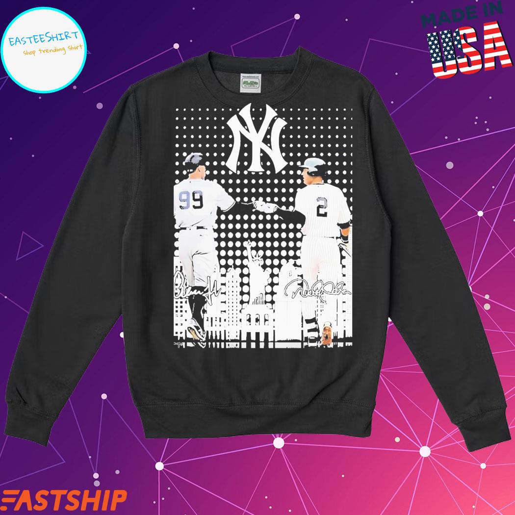 New York Yankees Aaron Judge 99 Derek Jeter 2 Sweatshirt - Shirt