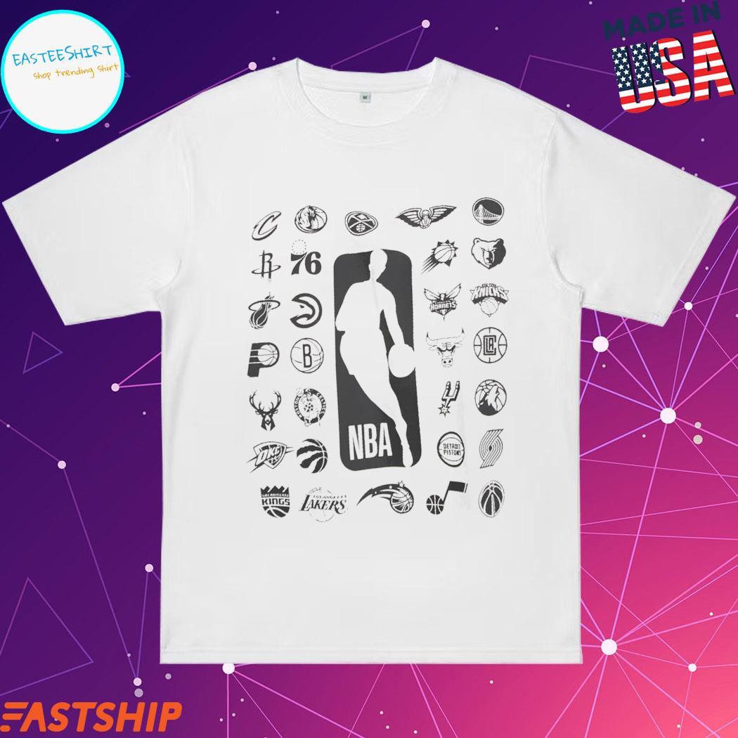 NEW NBA Basketball T-Shirt Team Logos Size Large