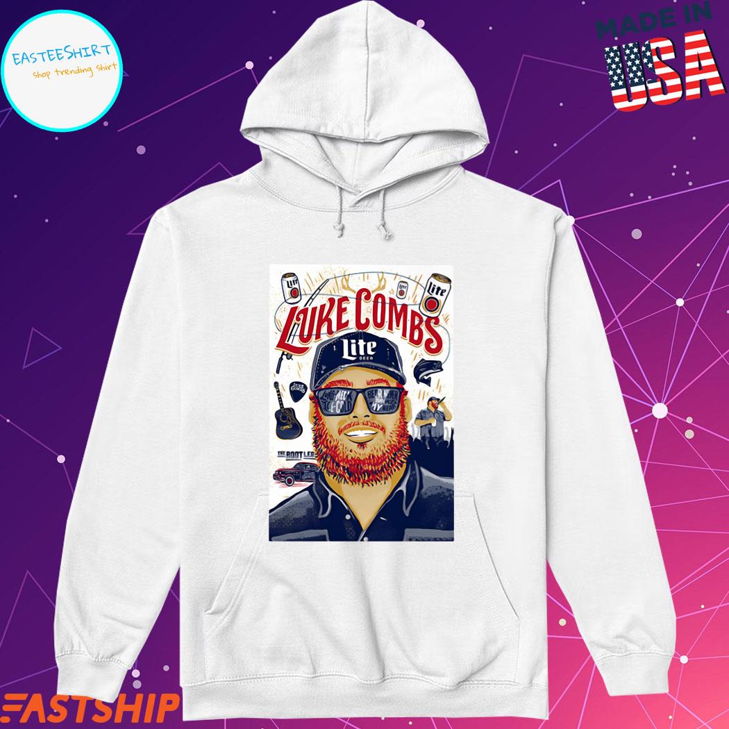 Official Luke Combs Miller Lite Shirt, hoodie, tank top, sweater and long  sleeve t-shirt