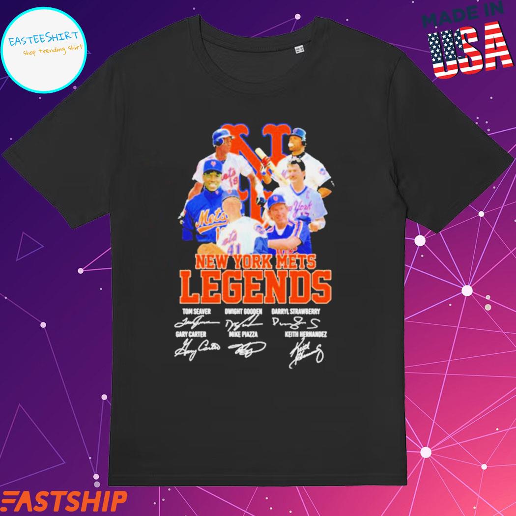 Official New york mets legends tom seaver dwight gooden darryl strawberry  signatures T-shirt, hoodie, tank top, sweater and long sleeve t-shirt