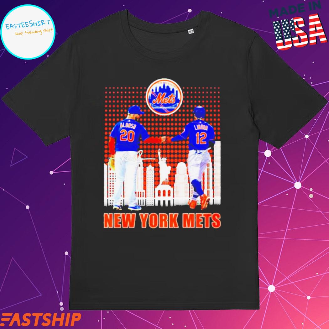 Official new york mets pete alonso and francisco lindor signature T-shirt,  hoodie, tank top, sweater and long sleeve t-shirt
