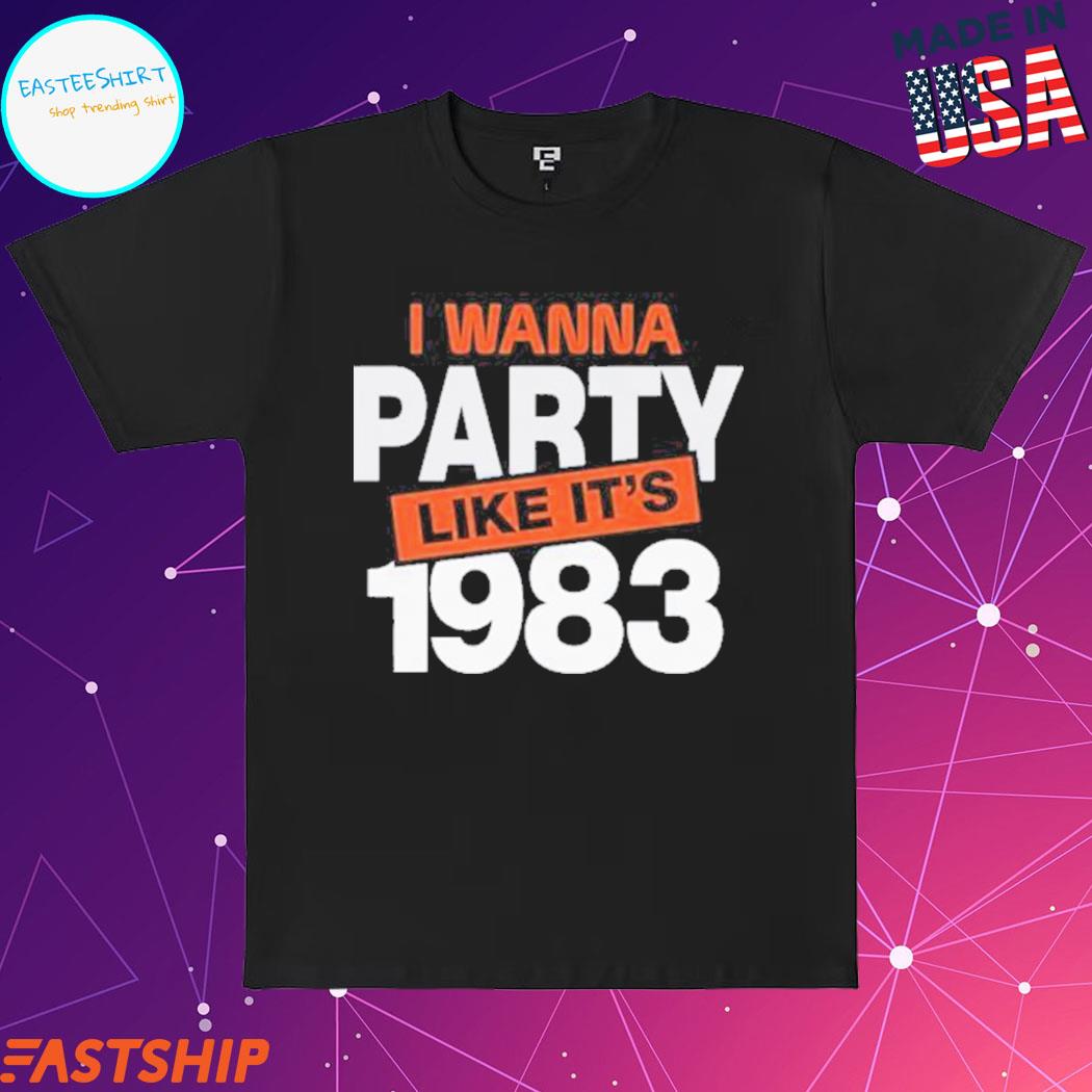 Baltimore Orioles Baseball T-shirt Party Like It's 1983 Number 1