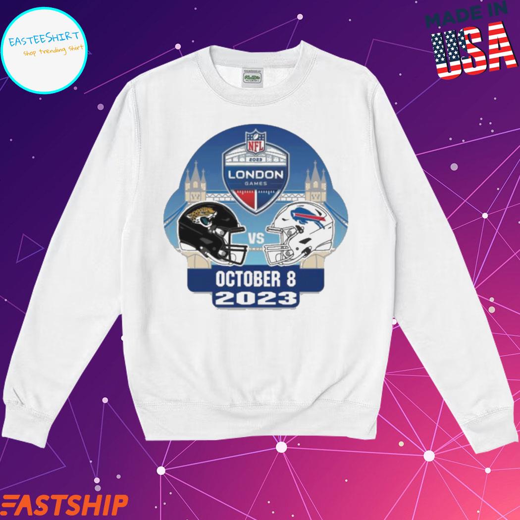 Bills London Game Matchup October 8 2023 Jacksonville Jaguars Vs Buffalo  Bills Shirt