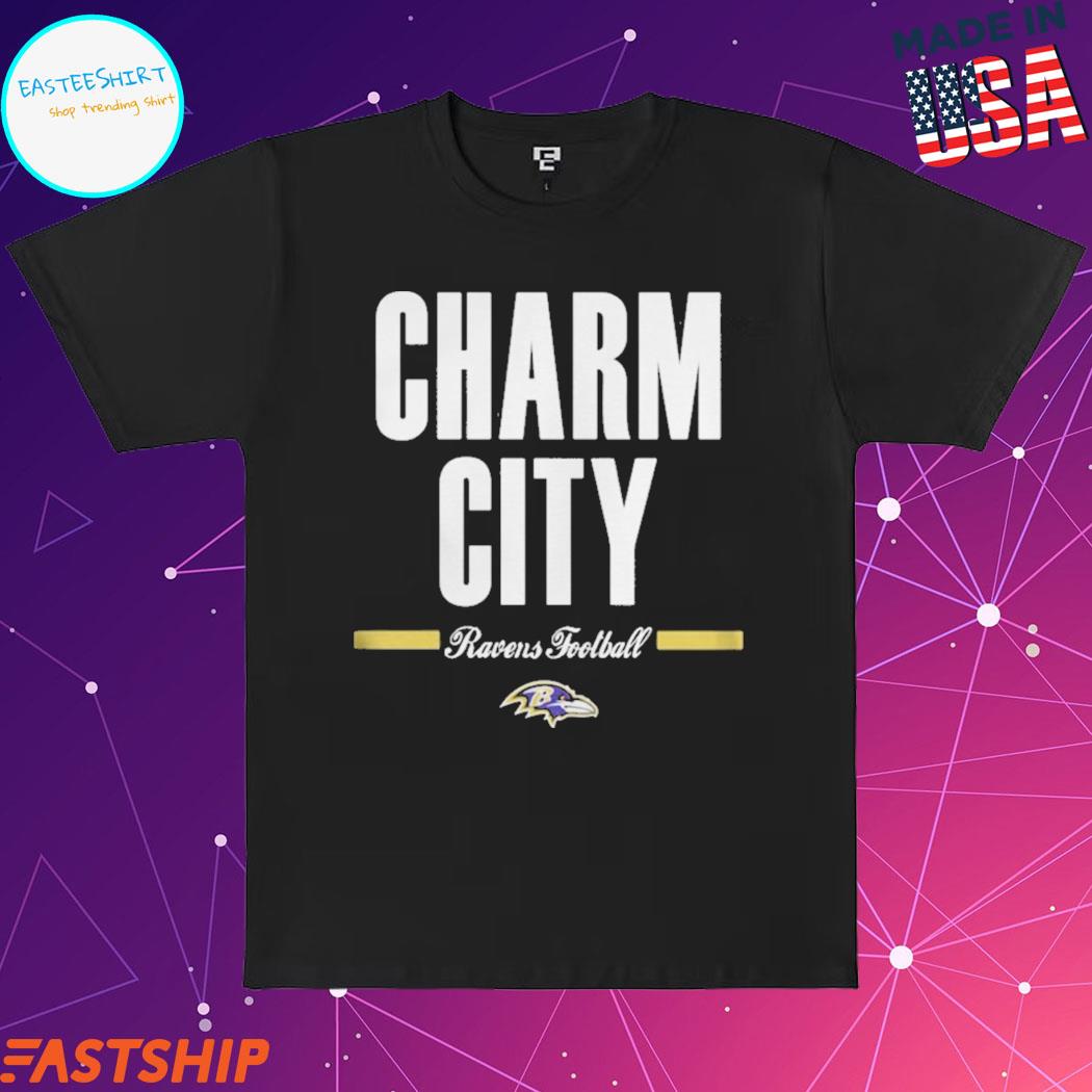 Official charm city baltimore ravens Football T-shirt, hoodie, tank top,  sweater and long sleeve t-shirt