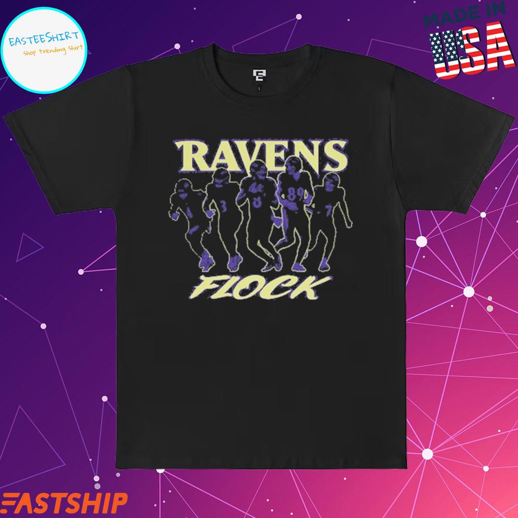 Official baltimore ravens #ravensflock lamar jackson odell beckham jr. mark  andrews zay flowers rashod bateman T-shirts, hoodie, tank top, sweater and  long sleeve t-shirt