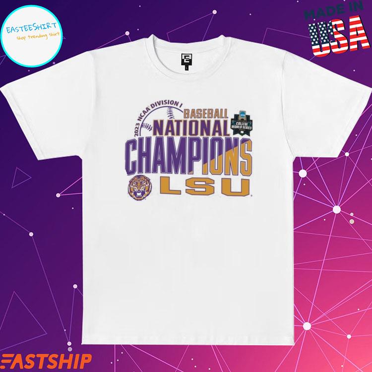 Unisex Champion White LSU Tigers 2023 NCAA Men's Baseball