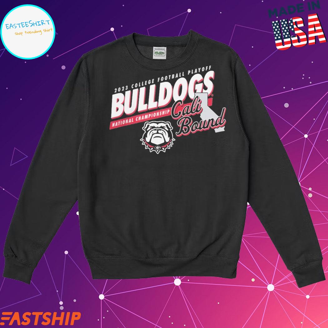 College Football playoff 2023 national championship game Georgia calI bound  T-shirts, hoodie, sweater, long sleeve and tank top