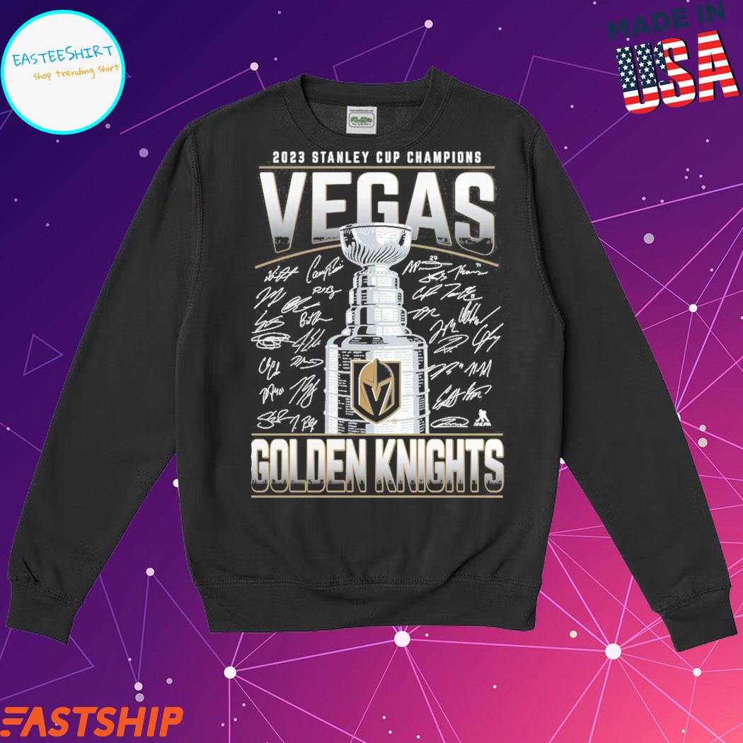 Men's Fanatics Branded Black Vegas Golden Knights 2023 Stanley Cup  Champions In Charge T-Shirt 