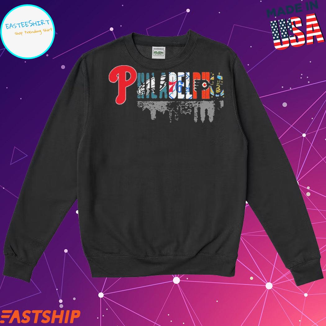 Philadelphia Phillies Eagles 76ers Flyers logo shirt, hoodie