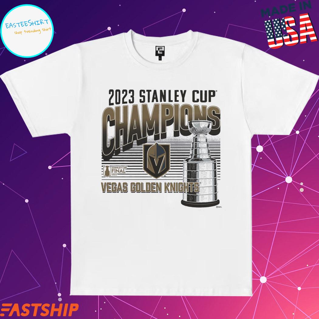 2022-2023 Stanley Cup Champions Are Vegas Golden Knights Champions Vintage  T-Shirt - Kaiteez