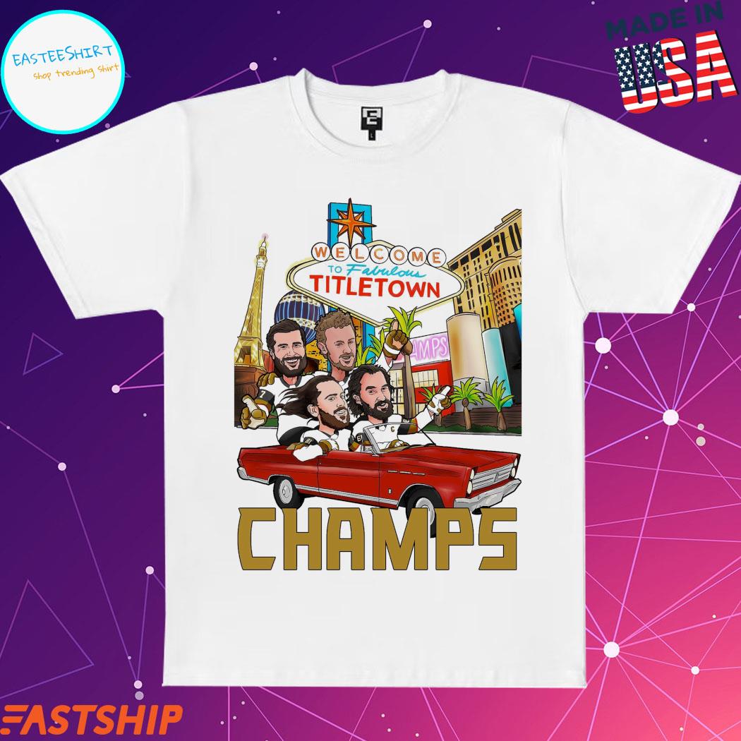 Official vegas champions welcome to fallout titletown Shirt, hoodie, tank  top, sweater and long sleeve t-shirt