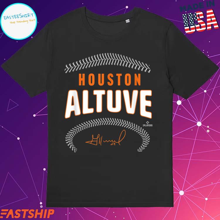 Jose Altuve Houston Name & Number (Front & Back) T-Shirt