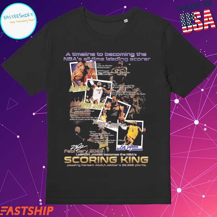 LeBron James scoring leader Tee and Hoodie, get yours now