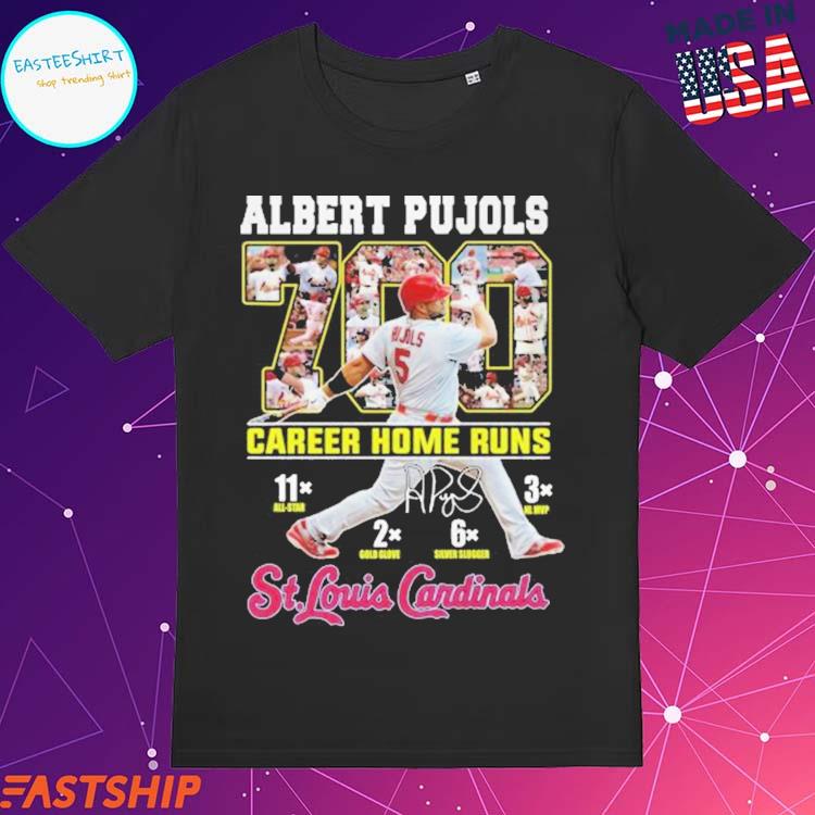 Albert Pujols one last run Cardinals signature shirt