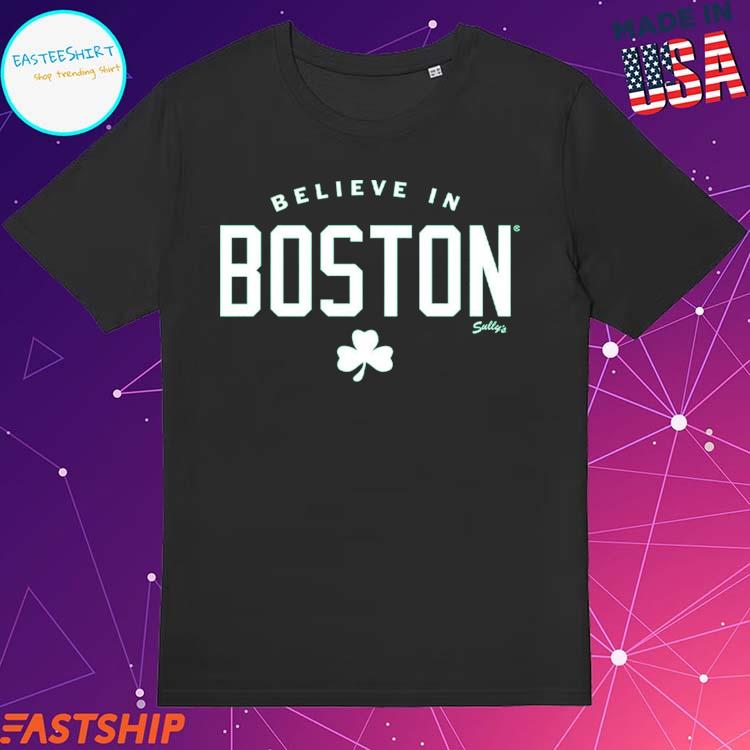 Believe In Boston Heather Irish Green T-Shirt – Sully's Brand