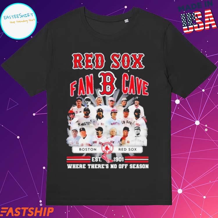 Official boston red sox est 1901 where there no off season 2023 T-shirts,  hoodie, tank top, sweater and long sleeve t-shirt