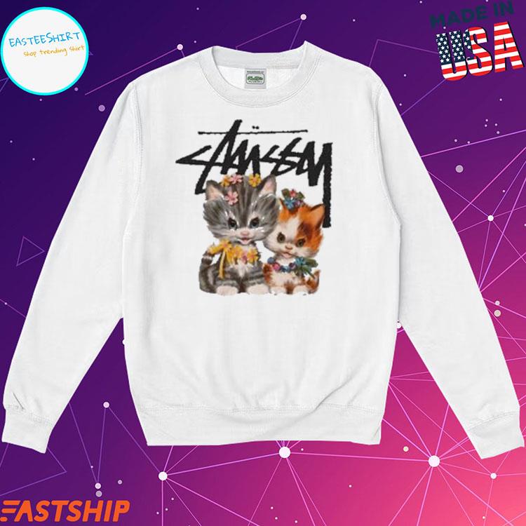 Stussy cat discount hoodie