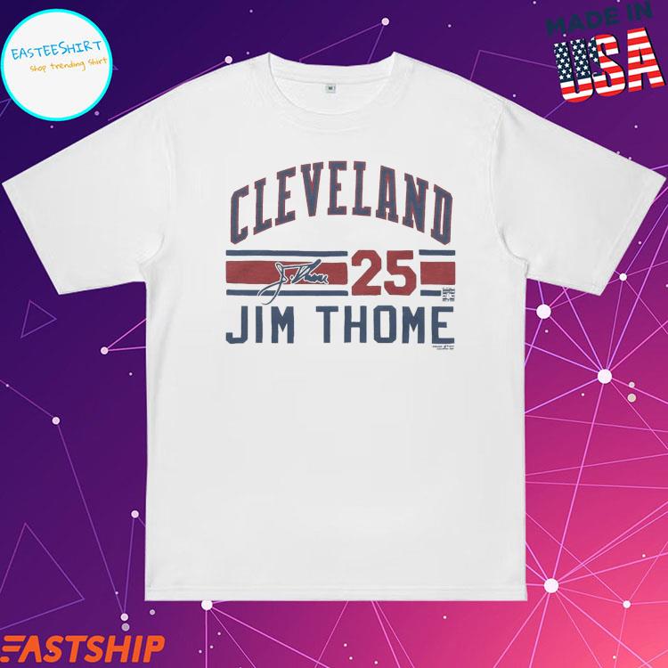 Official cleveland jim thome signature jersey T-shirts, hoodie, tank top,  sweater and long sleeve t-shirt