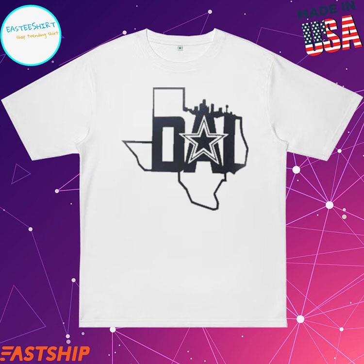 Official Dallas Cowboys dal Texas map T-shirt, hoodie, tank top, sweater  and long sleeve t-shirt