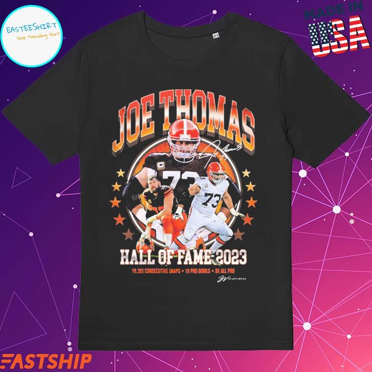 Official Cleveland browns joe thomas class of 2023 homage shirt