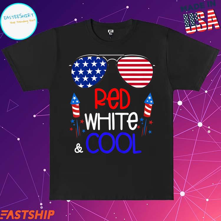 Fourth Of July Red White And Cool! Graphic Tees