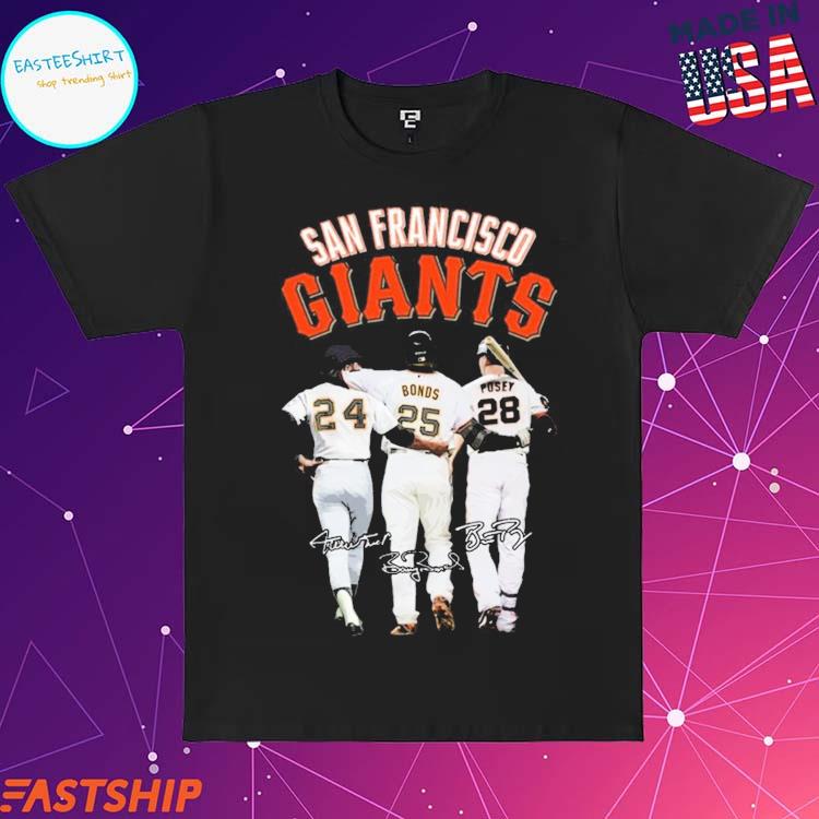 Barry Bonds 25 San Francisco Giants signature Shirt - Bring Your