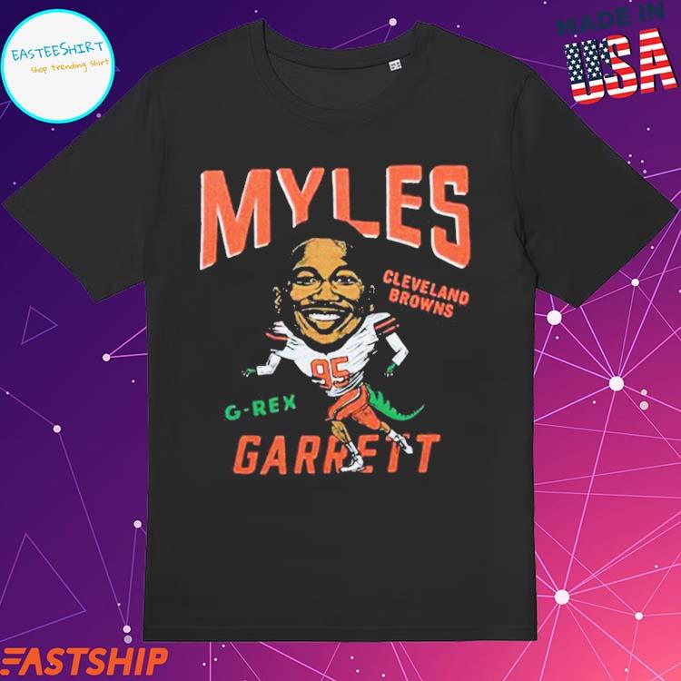 Cleveland Browns Myles Garrett Homage Caricature Player Shirt