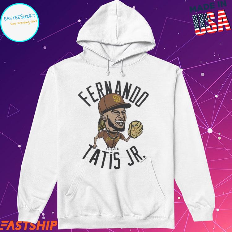 Padres Fernando Tatis Jr T-Shirt from Homage. | Ash | Vintage Apparel from Homage.