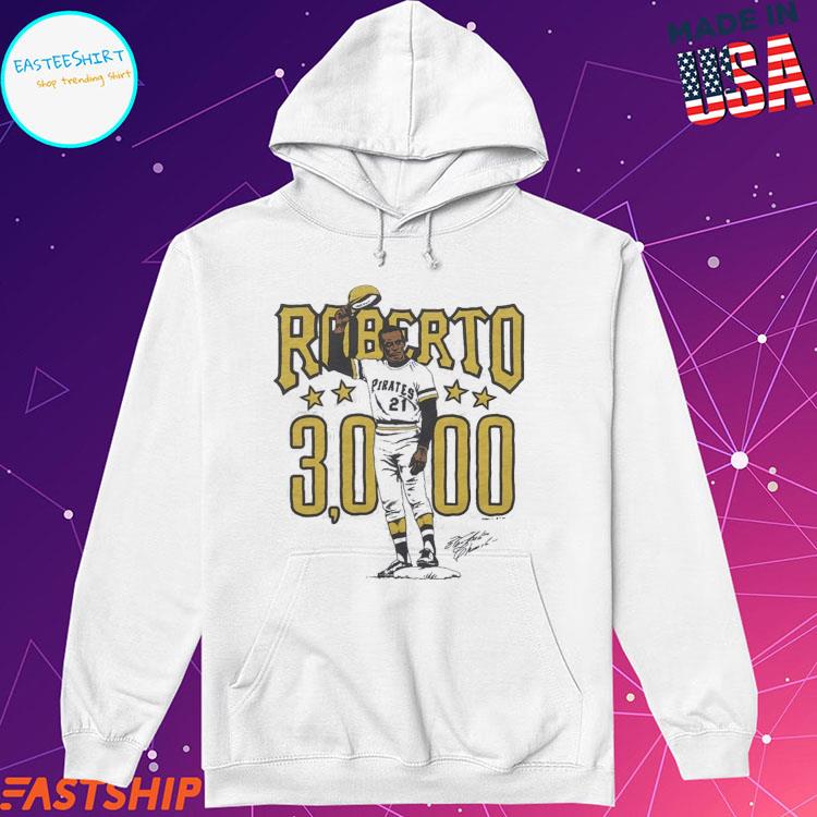 Official pirates roberto clemente 3000 signature T-shirts, hoodie