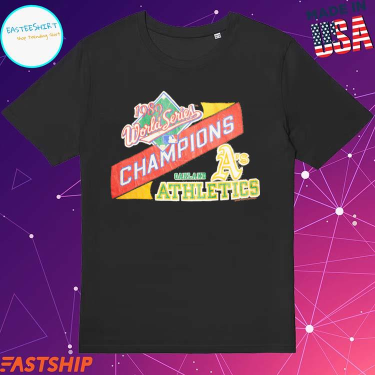 Vintage Champion Mlb Oakland Athletics Logo T-shirt